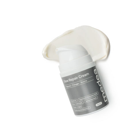Glow Repair Cream Medea – crema viso rigenerante e illuminante con texture nutriente effetto glow